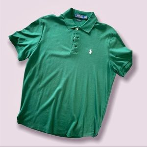 Mens Polo by Ralph Lauren green size medium golf shirt